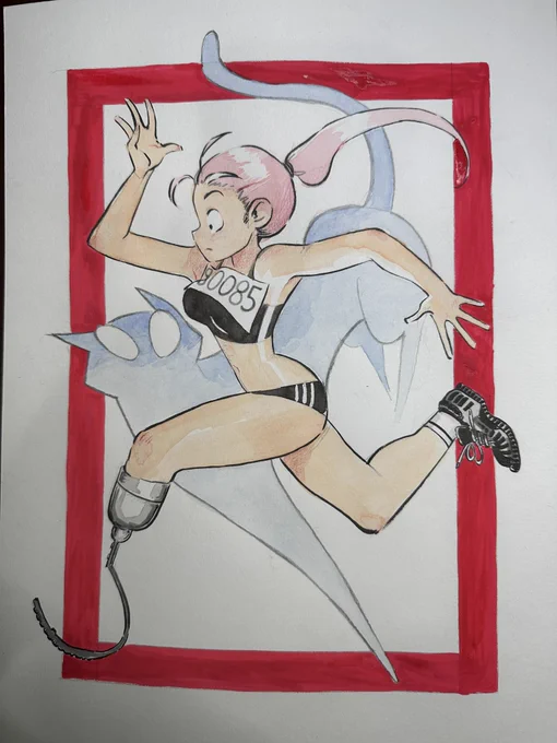 Inktober day 9: bounce 