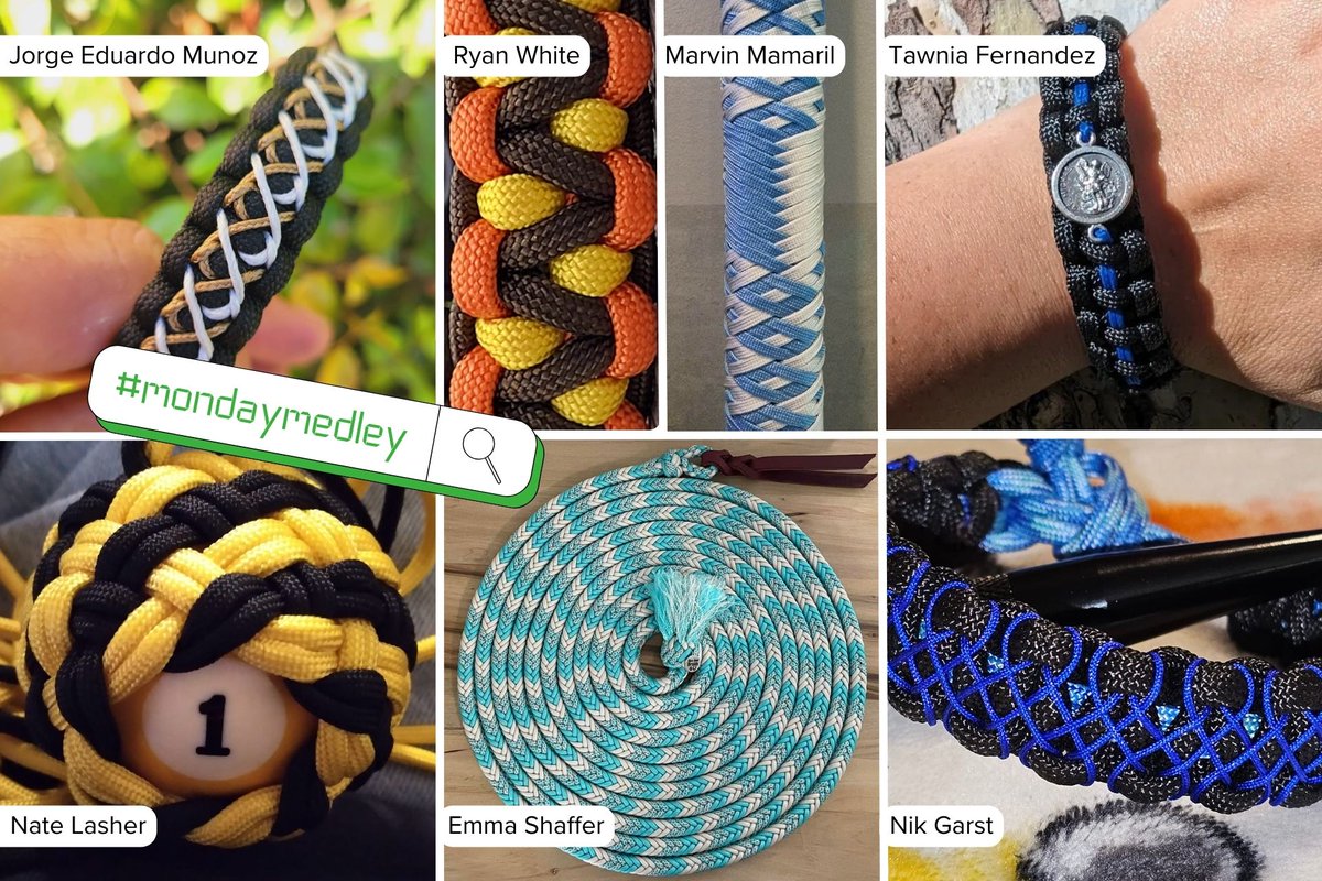 Paracord Planet on X: Happy Monday! We saw a ton of awesome Paracord  projects this week. Thanks to all who sent in their submissions! Which of  these creators and their creations inspire