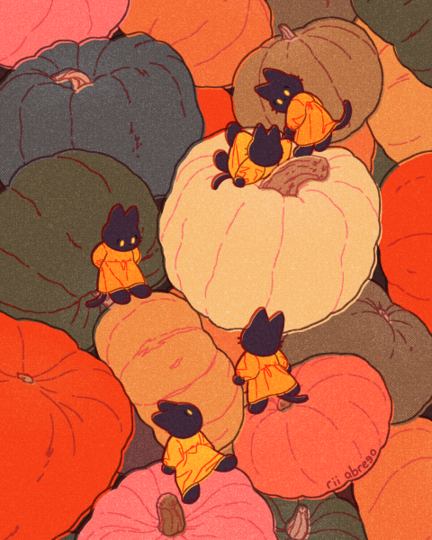 riibrego's tweet image. pumpkin patch (wallpaper set below!)