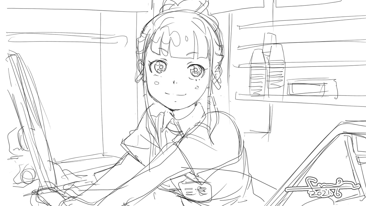 コンビニ店員のイメージ 