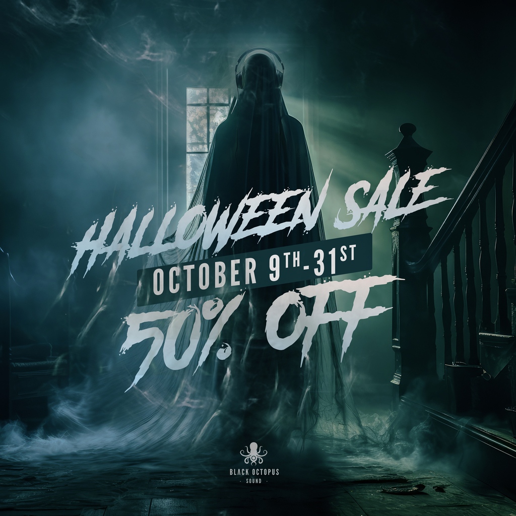_blackoctopus_'s tweet image. Whether you&apos;re cooking up a haunted house anthem or crafting the soundtrack for your next horror masterpiece, We&apos;ve got the sinister sounds, presets &amp;amp; templates you need, for 50% OFF! 😈 Get some halloween treats 👉 blackoctopus-sound.com
#royaltyfree #samplepack #musicproducer
