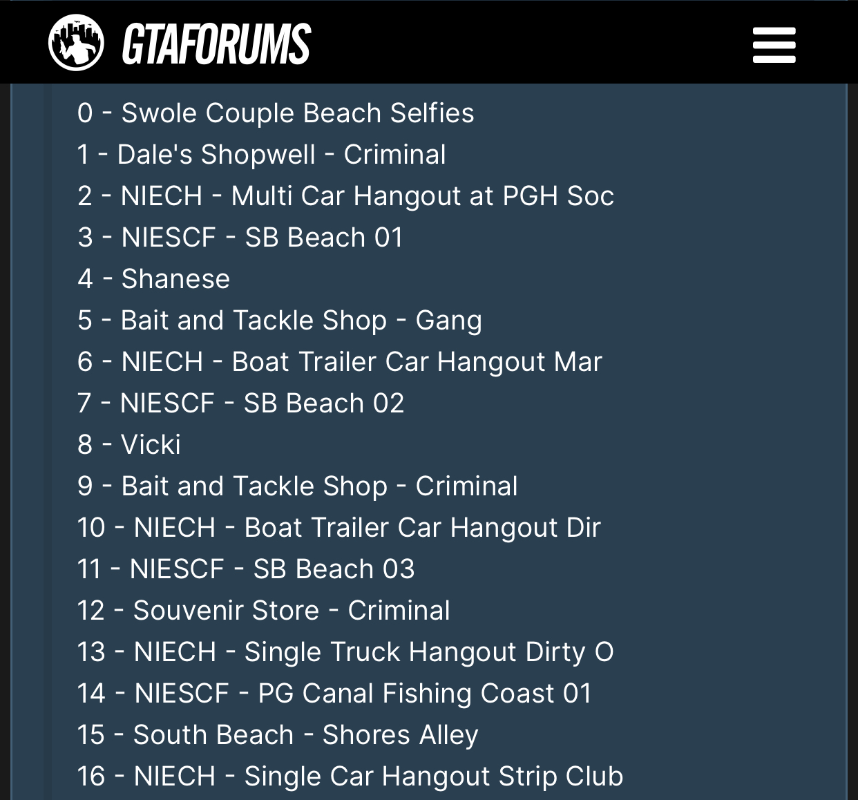 A couple of more questions to the leaked screenshots : r/GTA6