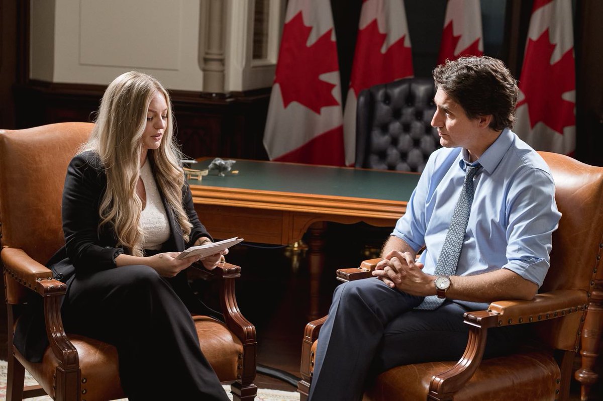 c_mediaco's tweet photo. Tune in tomorrow.
@JustinTrudeau x @brittkrystantos 
https://t.co/E72QgOP8vi https://t.co/bGob8BshkA