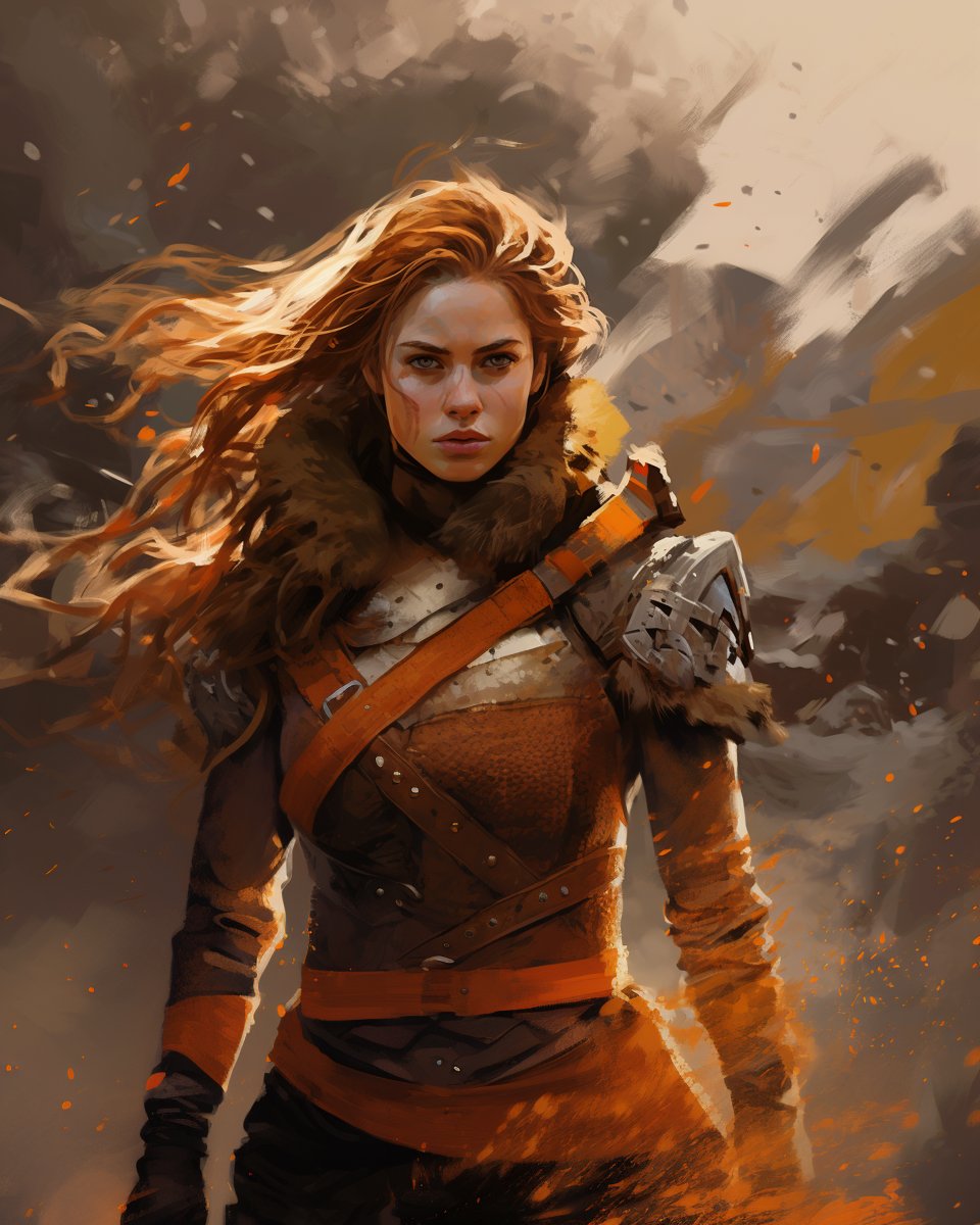 Viking warrior

#vikings #warrior #womanwarrior #aiart #midjourney #characterdesign #fantasyart #digitalart #artoftheday #artwork