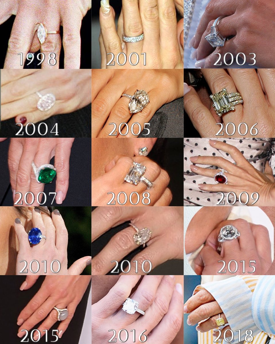 Over the course of their 24 years of marriage, David Beckham has gifted Victoria 15 engagement rings. (As much as public knows) And every paparazzi would want to be the first to photograph her ring updates