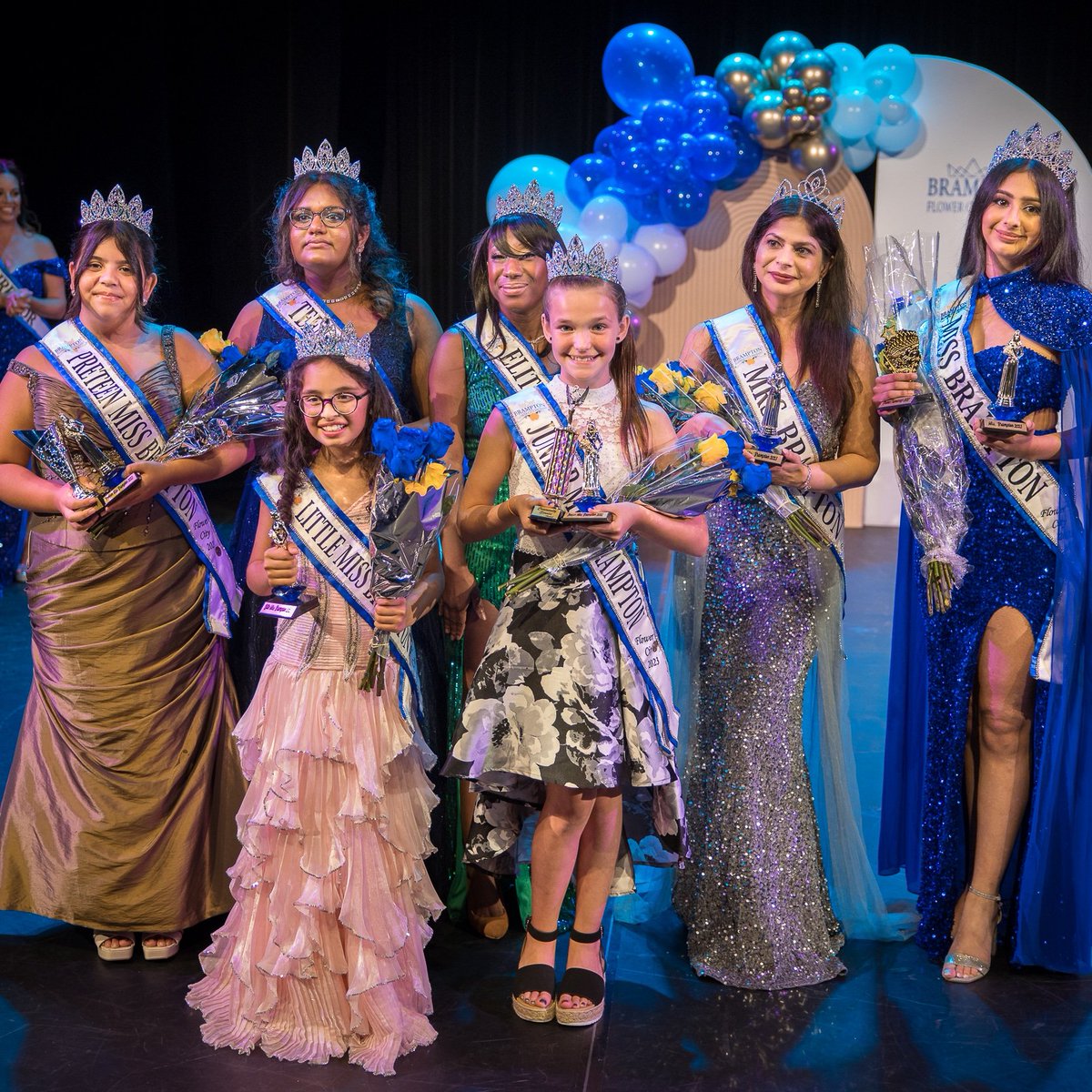 BramptonPageant's tweet photo. Presenting your #Official #Brampton #2023Titleholders 

#becomethevoice #localpageant #familyevent #workshops #Mentorship #volunteers #rolemodels #friendships #legacy #history #tradition #communityspirit https://t.co/YoAFa4s6xP