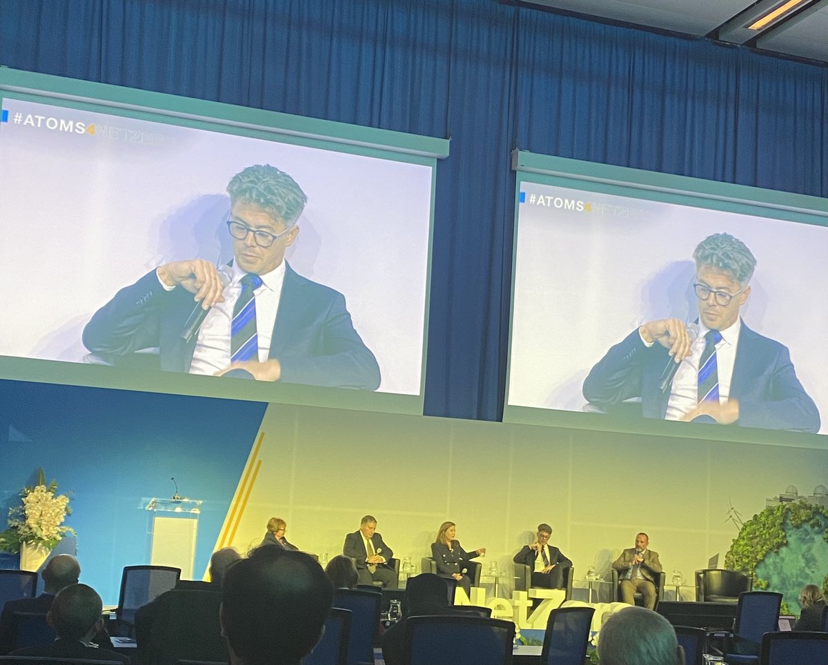 Daniel Nordgren, Vice President Generation Fleet Development at @VattenfallGroup: «We cannot aim for a steel factory to be utilized only when the wind is blowing.» 

Nuclear energy can play a major role in deeply decarbonizing hard-to-abate sectors. #ATOMS4NETZERO