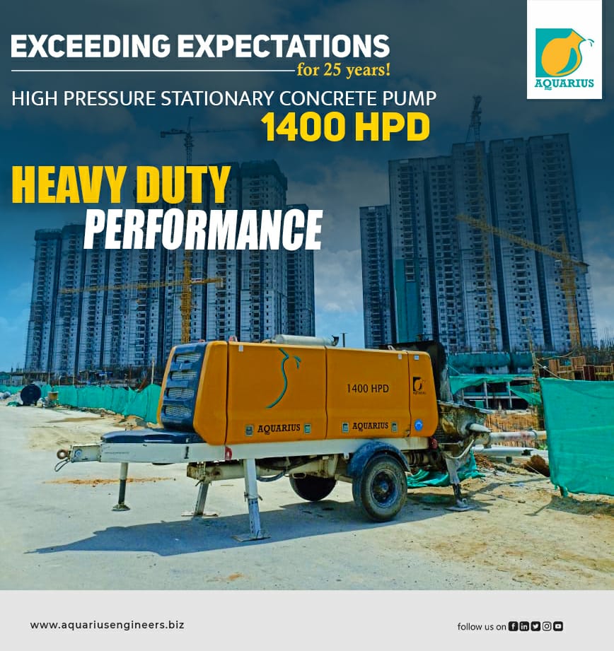 aquariusengg's tweet image. For more information about this model: bit.ly/3qV7v1G

#heavydutyperformance #concretepumping #Aquarius1400HPD
#Aquariuslinepumps #Concretesolution #ConcretePumps #concretebatchingplant #sustainabledesign #ThinkConcreteThinkAquarius #AquariusEngineersPvtLtd