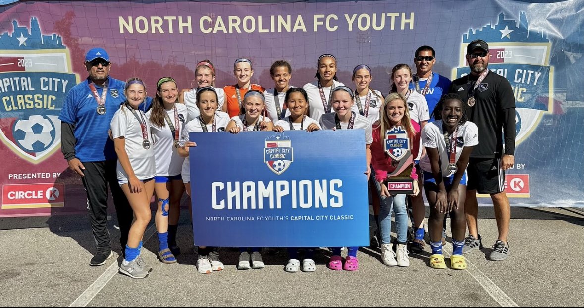 KBHackworth's tweet photo. My team competed in the Capital Classic in Raleigh! We came out as champions! The video of me punching the ball out was the last play of the championship game. We won 2-1. https://t.co/fVdLDHUfSd