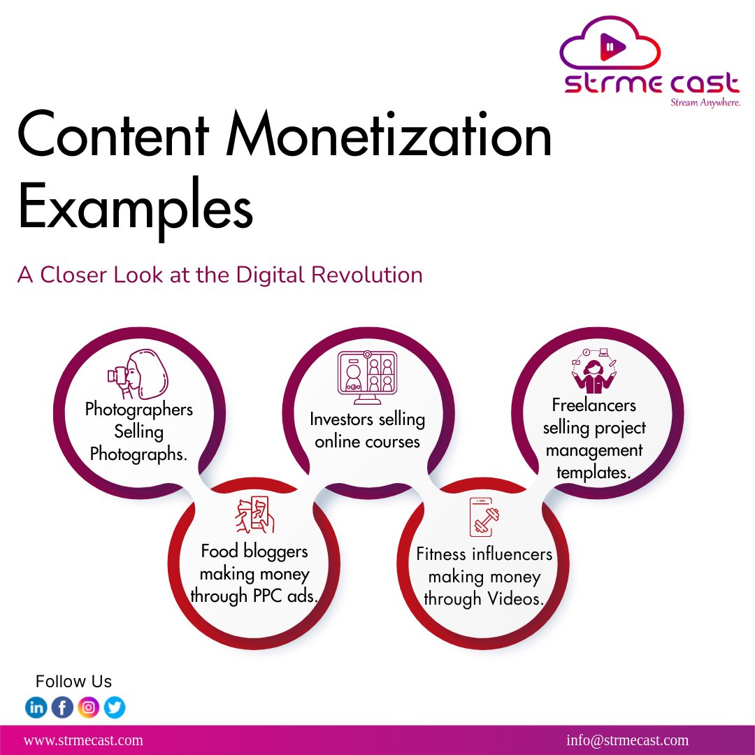 StrmeCast's tweet image. Learn about examples of #Contentmonetization. #StrmeCast #MonetizationStrategy #OTTAdvertising #Contentcreators #Digtialcontent #ottcontent #ottcontentdelivery @Elena_Neira @williamchico234 @MGreewood @mobiotics @DMovies_org @philsandberg @BloggyMoms @JanetGrecoBP @JanetGrecoBP