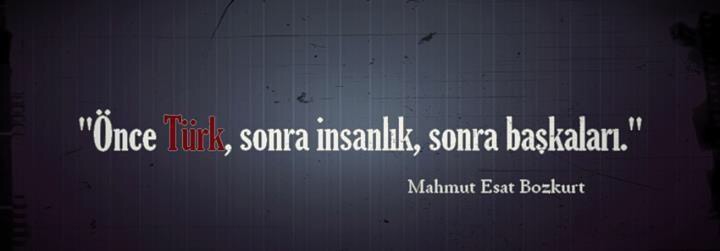Medya'da iki tarafta öldürülen insanlara bakıyorum, bana şunları sorsalar;

-Vicdanın sızlıyor mu?
-Hayır
-Neden? Sen insan değil misin?
-Değilim, TÜRK'ÜM BEN!

Benim için önce TÜRK, sonra insanlık, sonra başkaları geliyor.

Yesinler birbirlerini amk insanları ve başkaları.