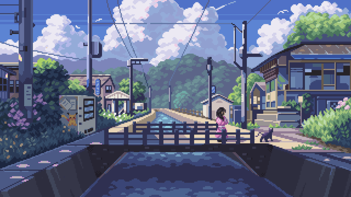 Summer memory from our early days #pixelart
