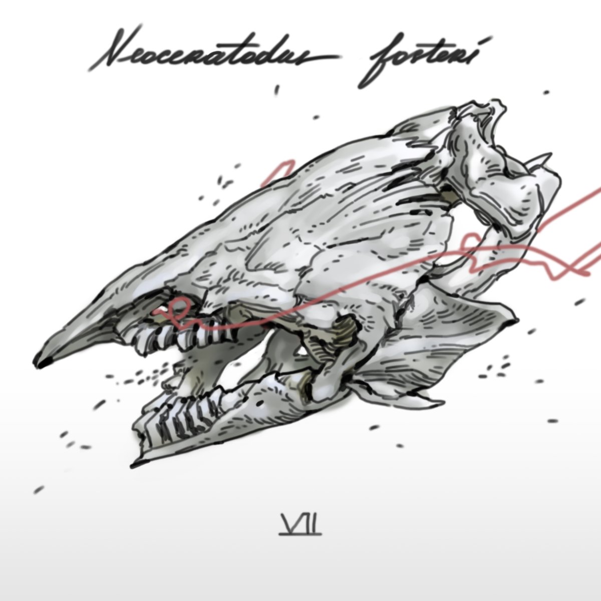 NaissRyo's tweet photo. ✧deadfishtober✧2
#fishskeleton #fishskull #animalart #artwork #lineart #linedrawing #illustration #line #sketchbook https://t.co/IDLiA3xb20