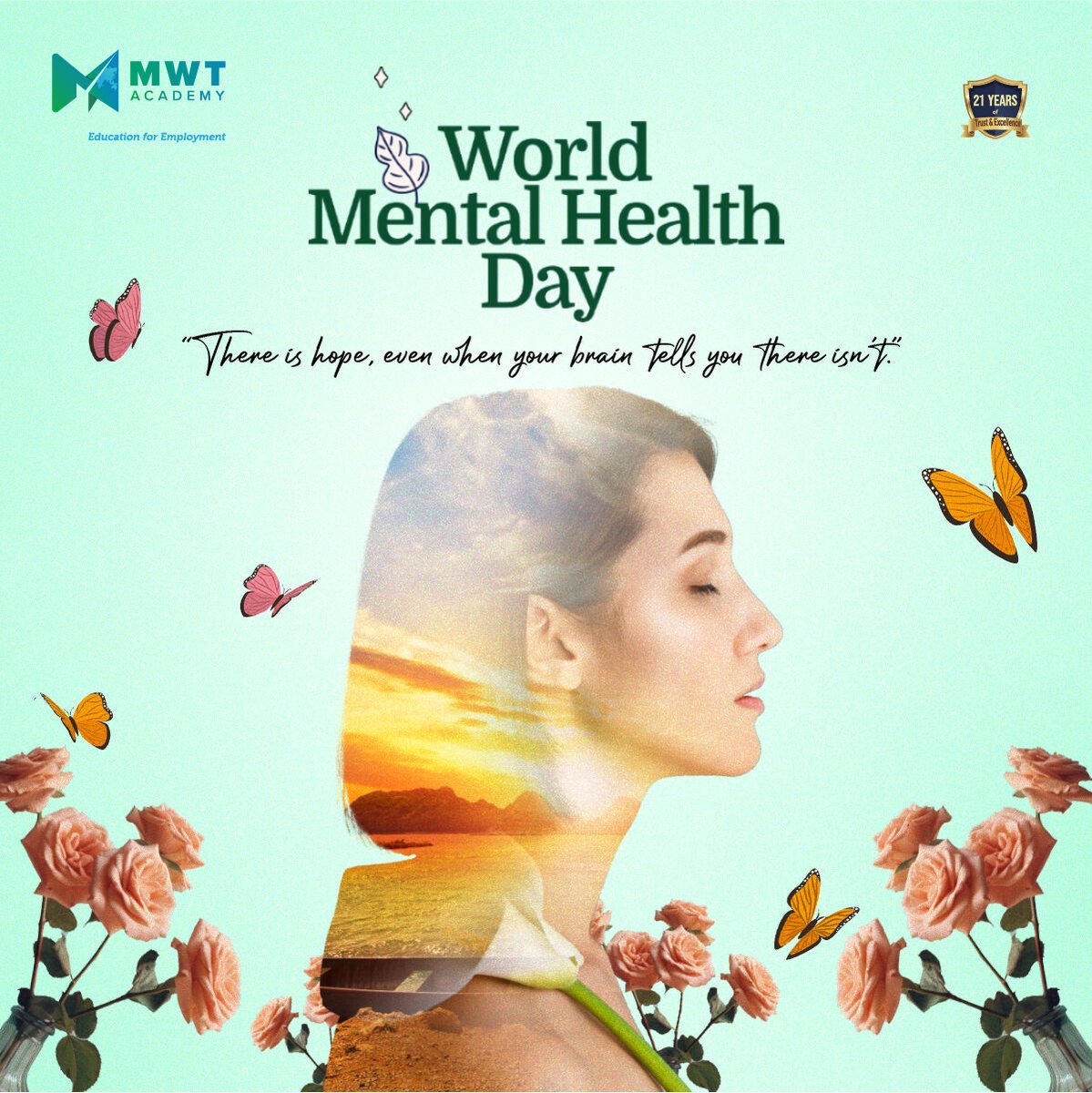 mwtglobalacdemy's tweet image. This World Mental Health Day, let&apos;s come together to break down barriers, lend a helping hand, and share kindness. 💙🤗 

#MWTAcademy #mentalhealth #StrongerTogether #WMHD