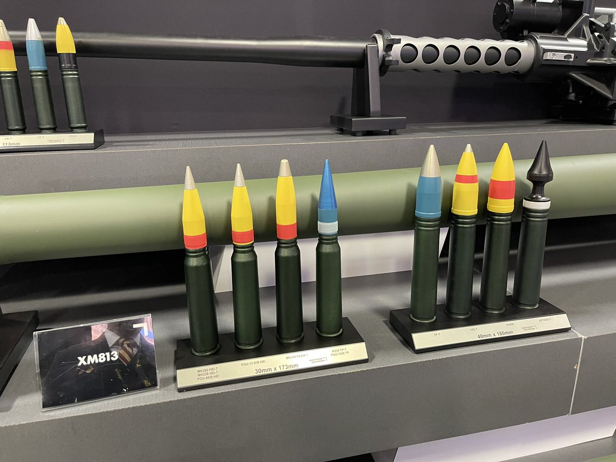 Attendant ammunition display &amp; comparison.