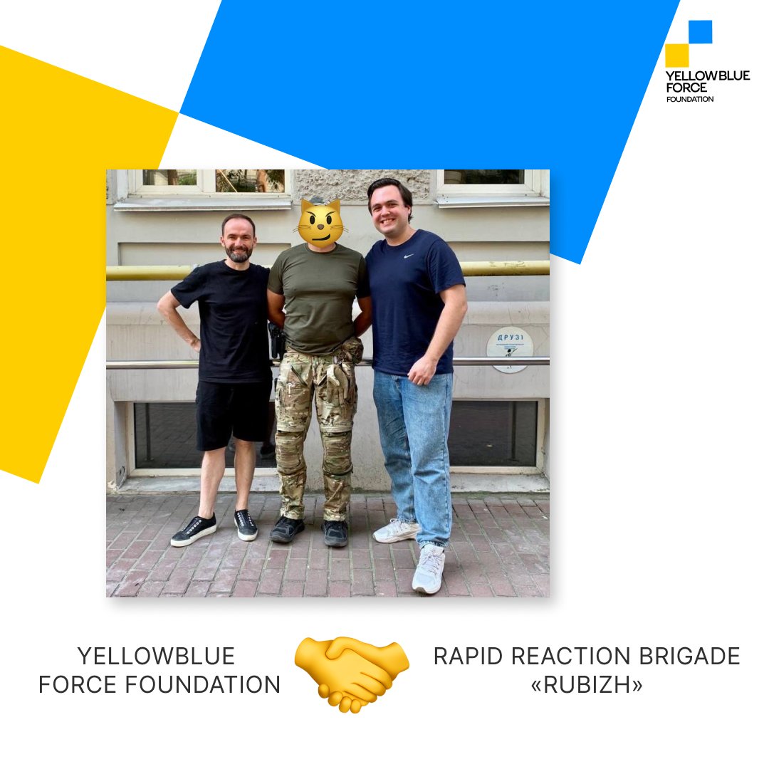 YellowBlueForce's tweet photo. 🙌 We are happy to announce YBF's cooperation with the Rapid Reaction Brigade of the National Guard of Ukraine "Rubizh", one of the 9 assault brigades of the "Offensive Guard".
Read more ➡️ https://t.co/9z6bn63T6k https://t.co/9hLCs7TXyN