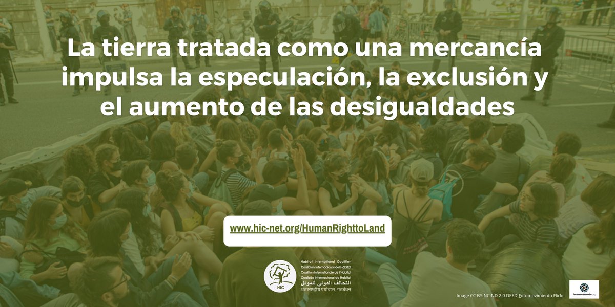 habitat_intl's tweet photo. En un momento en el que la mercantilización y especulación de la tierra son escandalosas, es necesario reconocer que la tierra es un derecho humano para avanzar hacia economías justas, sostenibles e inclusivas
https://t.co/xGAmi8lQyb #UrbanOctober #HumanRightToLand https://t.co/oAW4cl7bir