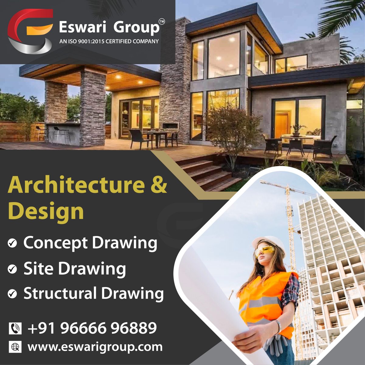 eswari_group's tweet photo. #ESWARIGROUP Stunning #architecturaldesigns for your #dreamhomeproject. Appearance of your project will determine your future progress. For #attractivedesignplanning call us
Phone: 9666696889
Website:https://t.co/l5MHttk4yV
#sitedrawing #conceptdrawing #structuraldrawing https://t.co/w6HRKVCqio