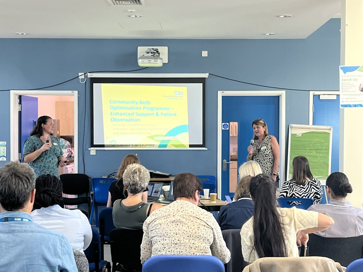 Nicky Leighton our are Head of governance - Heba Jackson - trust Falls Lead.  Enhanced pt support and Observation. Provoking conversation. Patient interaction. <a href="/scft_eastadults/">SCFT East Adult Services</a> @nhs_scft