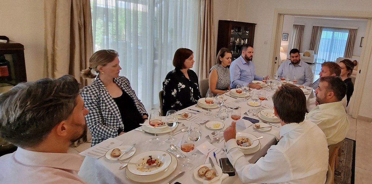 The Australian High Commission hosted a working lunch with representatives from #D4E Network Missions & @CyprusMFA. The meeting yielded consensus on strategic directions for supporting the LGBTQI+ community in Cyprus. We appreciate the renewed commitment from all parties.🏳️‍🌈🇦🇺