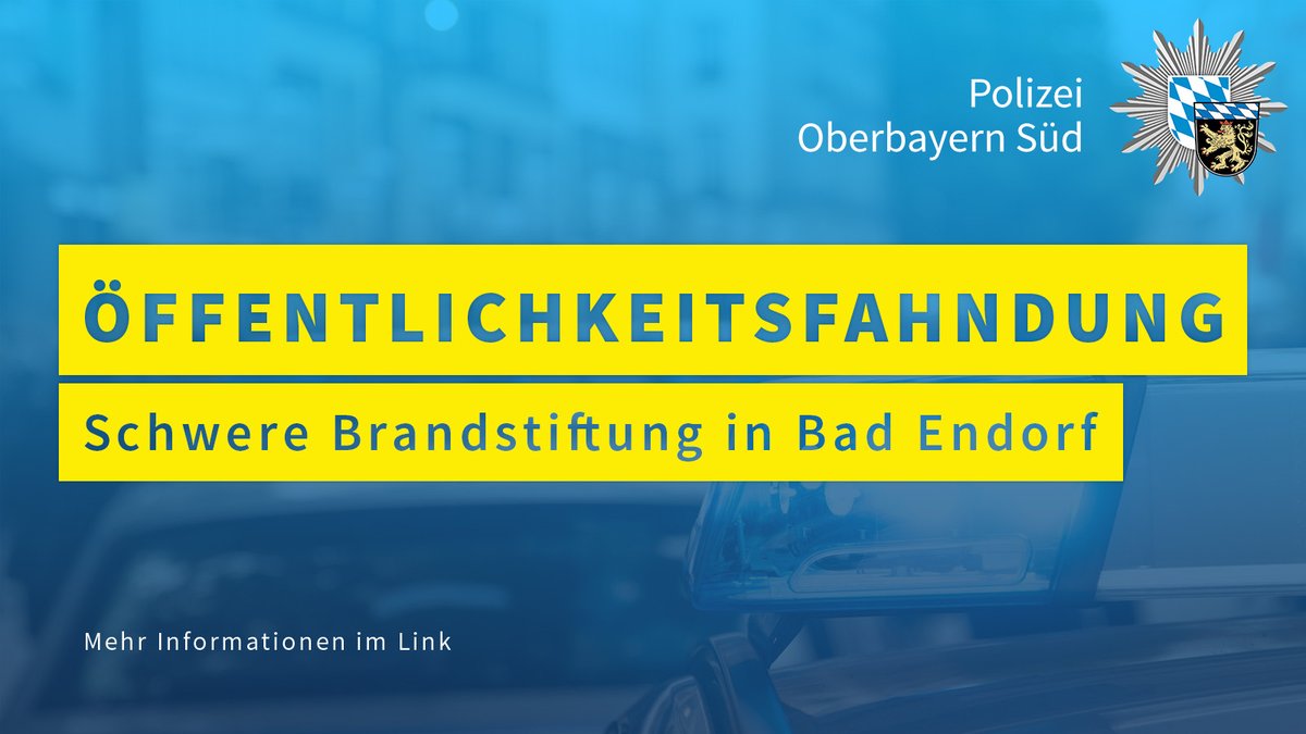 polizeiOBS's tweet photo. Die Kripo Rosenheim bittet wg. des Verdachts des versuchten Mordes und schwerer Brandstiftung am 03.04.23 in #BadEndorf erneut um Hinweise an 📞 08031 200-0.
Für sachdienliche Hinweise wurde eine Belohnung von 5.000 € ausgesetzt.
Zu den Tatortaufnahmen ➡ https://t.co/tj9AOEDhd9 https://t.co/qItrCmzPFT