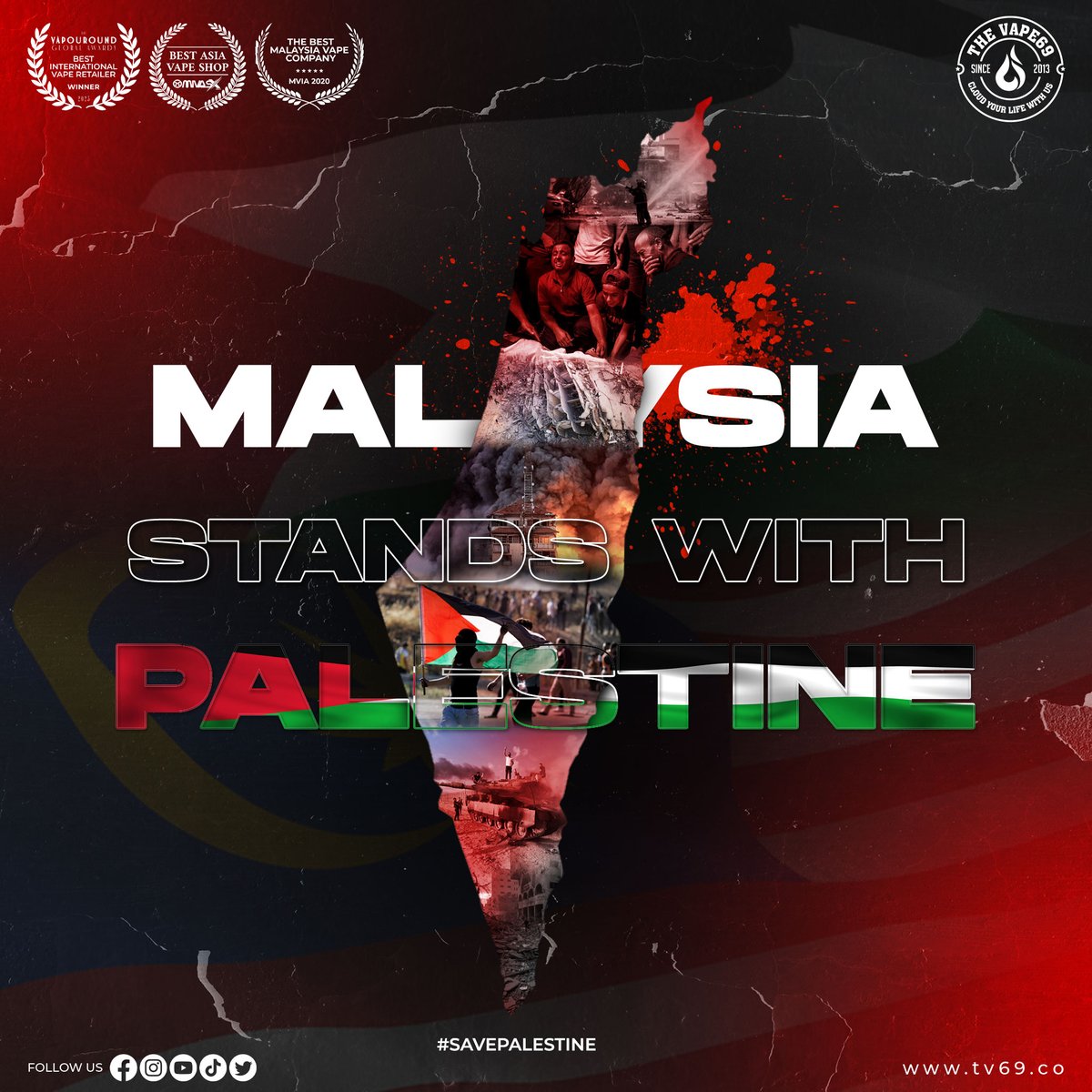 Tv69Official's tweet photo. SAVE PALESTINE 🇵🇸🇵🇸
STAND FOR PALESTINE , STAND FOR HUMANITY  🇵🇸🇵🇸

Let's pray for Palestine 🤲
"Indeed Allah is the best planner"

#Freepalestine #Hamas #GazaUnderAttack #israelkoyak #IsraelCuak https://t.co/bkb7Rzqzsq