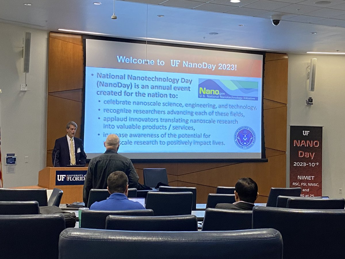 IMG is excited to kick off the 25th Anniversary IMG Symposium for NanoDay 2023!  Come by the Chamber room in the Reitz Union to see our student presentations throughout the day.    
Check out the schedule of events!
eng.ufl.edu/nimet/events/n… "