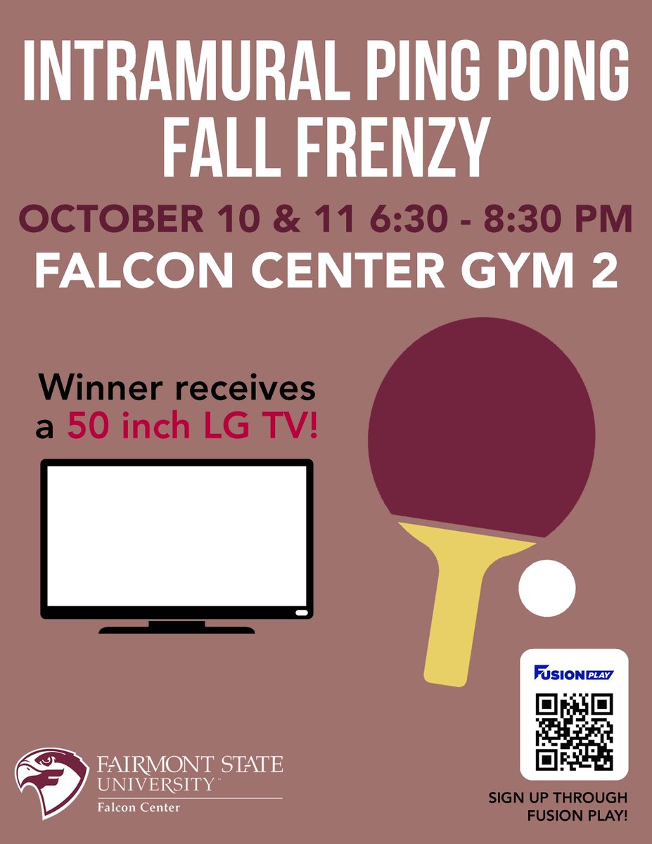 Fmtstateint's tweet photo. Intramural Events This week:
Tonight - Dodge, Duck, Dip, Dive, and Dodge with Dodgeball
Tuesday/Wednesday - Ping Pong Fall Frenzy (for that 50") registration ends at 2pm today, Sign up NOW! 🏓
Thursday - Practice with your team before the season starts with 5v5 pickup basketball! https://t.co/6foKoSEXj9