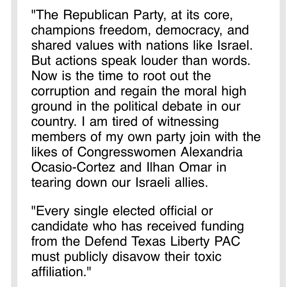 The Republican Party is no place for Hitler apologists. My full statement here: