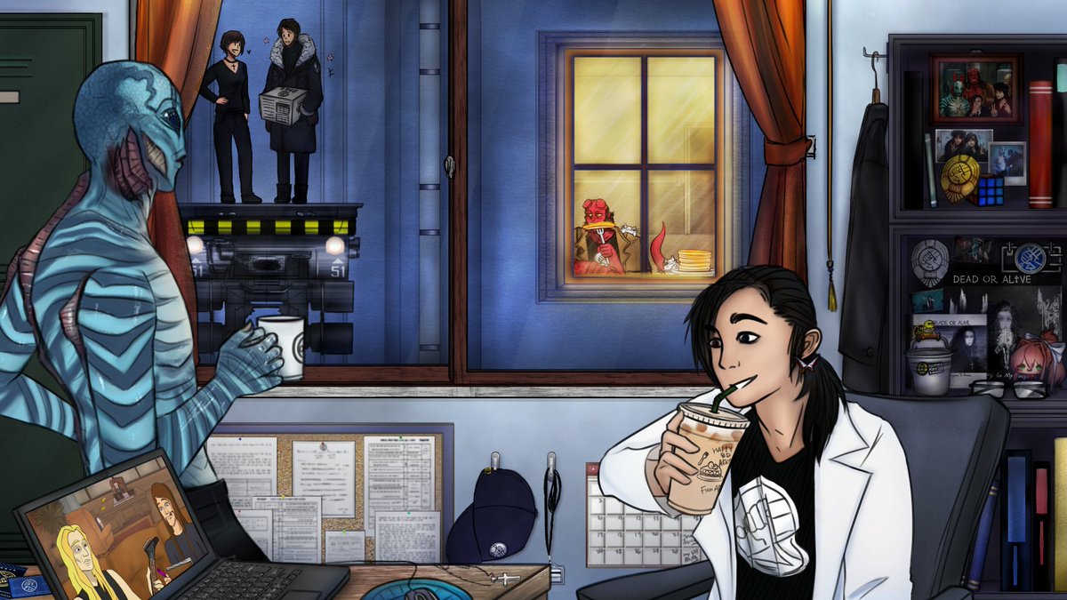 x_dickens79's tweet photo. oki, it almost done....just let me try to how to throw all those gears I like into the little screen...👀🖌️
#hellboy #abesapien #fanart #bprd #oc #hellboyoc #Lizsherman https://t.co/HDrpWPgl8n