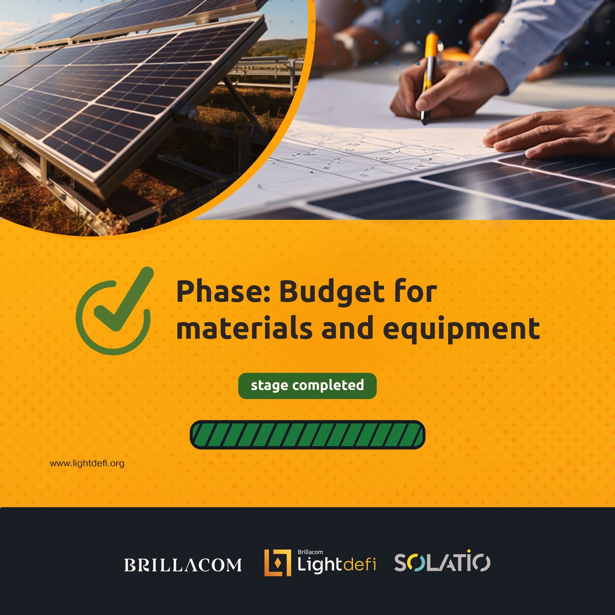 Light_DeFi's tweet photo. ✅Phase completed✅
After sealing the partnership, Brillacom Light DeFi and Solatio are committed behind the scenes to our mission of building the plant. The budgeting stage for the first module has been completed and approved. ✅✅✅We now move on to the next phase.🤩🤩🤩
#brillacom #lightdefi #solatio #cmc #binance #bnbchain #cryptocurrency
The DOJ Bharat
