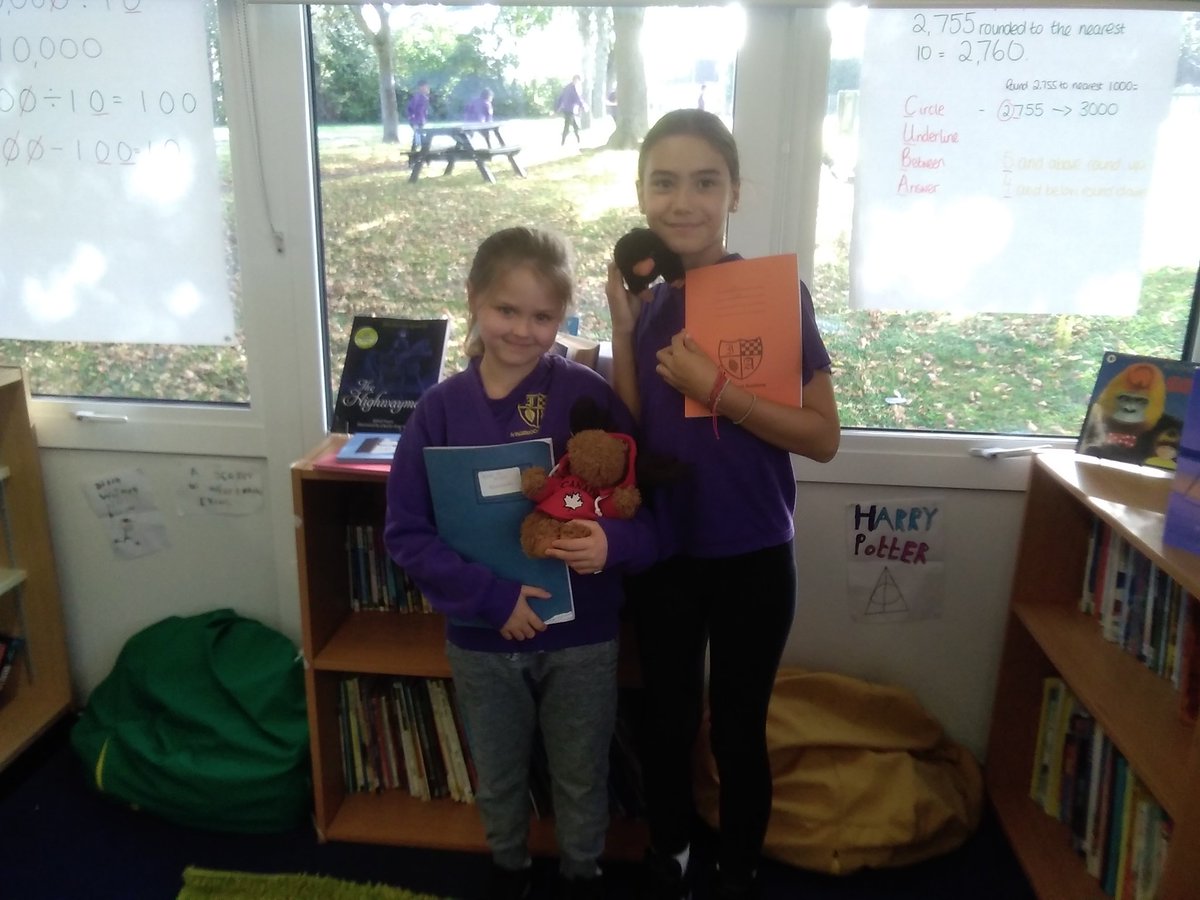 ivingswood's tweet photo. Meet Bruce the Moose and The Niffler, our Year 5 mascots. They had a great time this weekend having sleepovers with Millie and Aleks. #ClassPets https://t.co/yAL4Lzs9eH