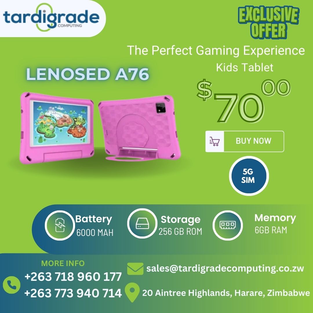 NewsDayZimbabwe's tweet photo. 🔴Kids tablet for sale at #Tardigrade. Your One Stop for #ICT needs. 
#Tardigradecomputinghuchi
 #technologykuvanhu
@tardigradecomp https://t.co/k88gMOpNld