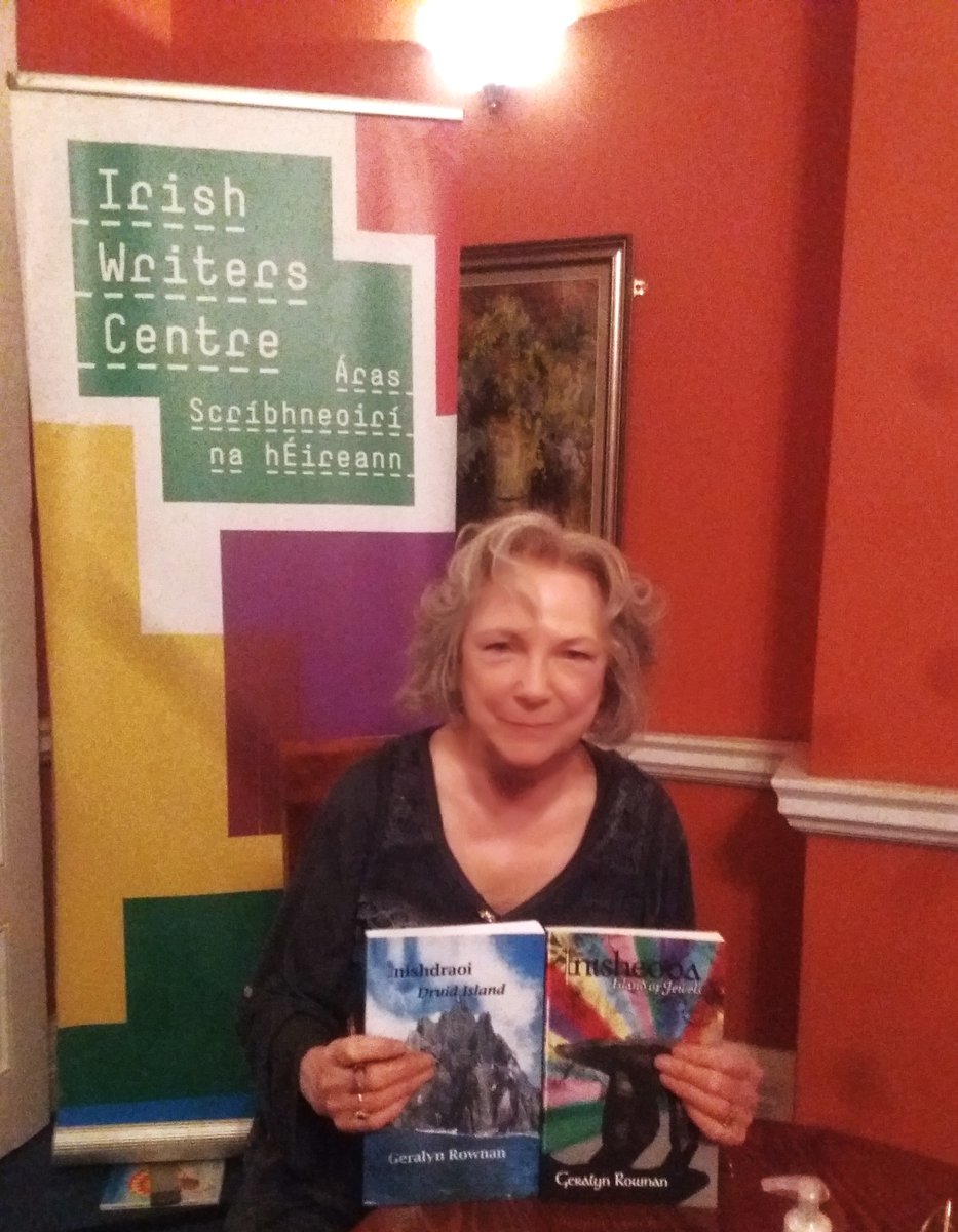 nearfm's tweet photo. Congratulations to @GeralynRownan, a #WBTM Women Behind the Mic radio training for women course' trainees. Last Tuesday 4/10/23 at the @IrishWritersCtr she launched her second book, 'Inishdraoi, Druid Island' (2023) sequel to 'Inisheoda' .
geralynrownanwriter@gmail.com https://t.co/yCuuesfDLJ