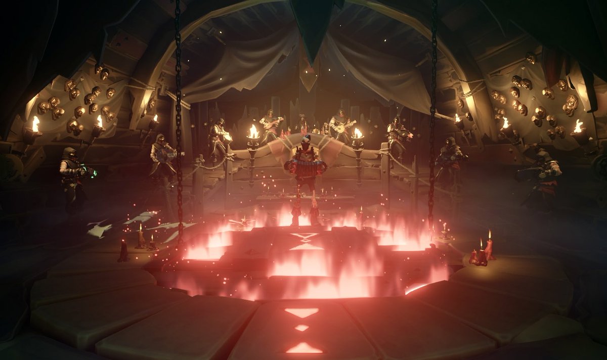 The Reaper’s know how to throw a party! Sick light show 🚨🚨

Contest : Musical Mayhem 

<a href="/SeaOfThieves/">Sea of Thieves</a> 
#SeaOfThieves #SoTShot