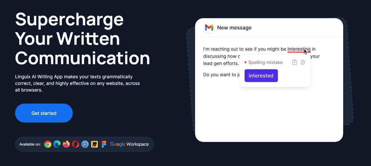 imranitzonebd's tweet image. Use our free grammar online checker to instantly eliminate writing errors and make your content better.

Check details: tinyurl.com/5n8xbztj

#LinguixSmartWriting #GrammarPerfection #WritingAssistant #ImproveYourWriting #ContentClarity #GrammarGuru #EnhanceYourText