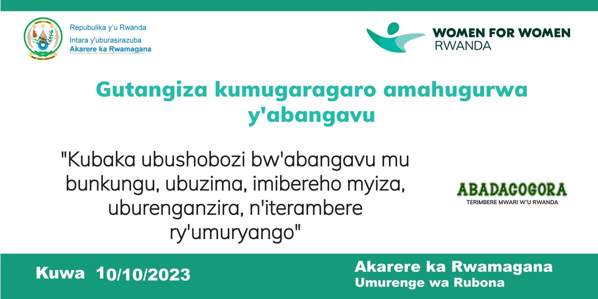 Women for Women Rwanda tweet media