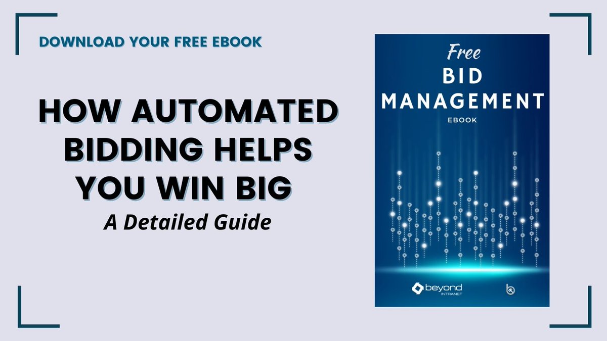 Our AI-powered automated bidding process is here to revolutionize your bid management. This comprehensive #eBook will guide you through the power of #AutomatedBidding and how it can propel your bidding strategies to new heights. okt.to/wXorb6

#AI #BidManagement