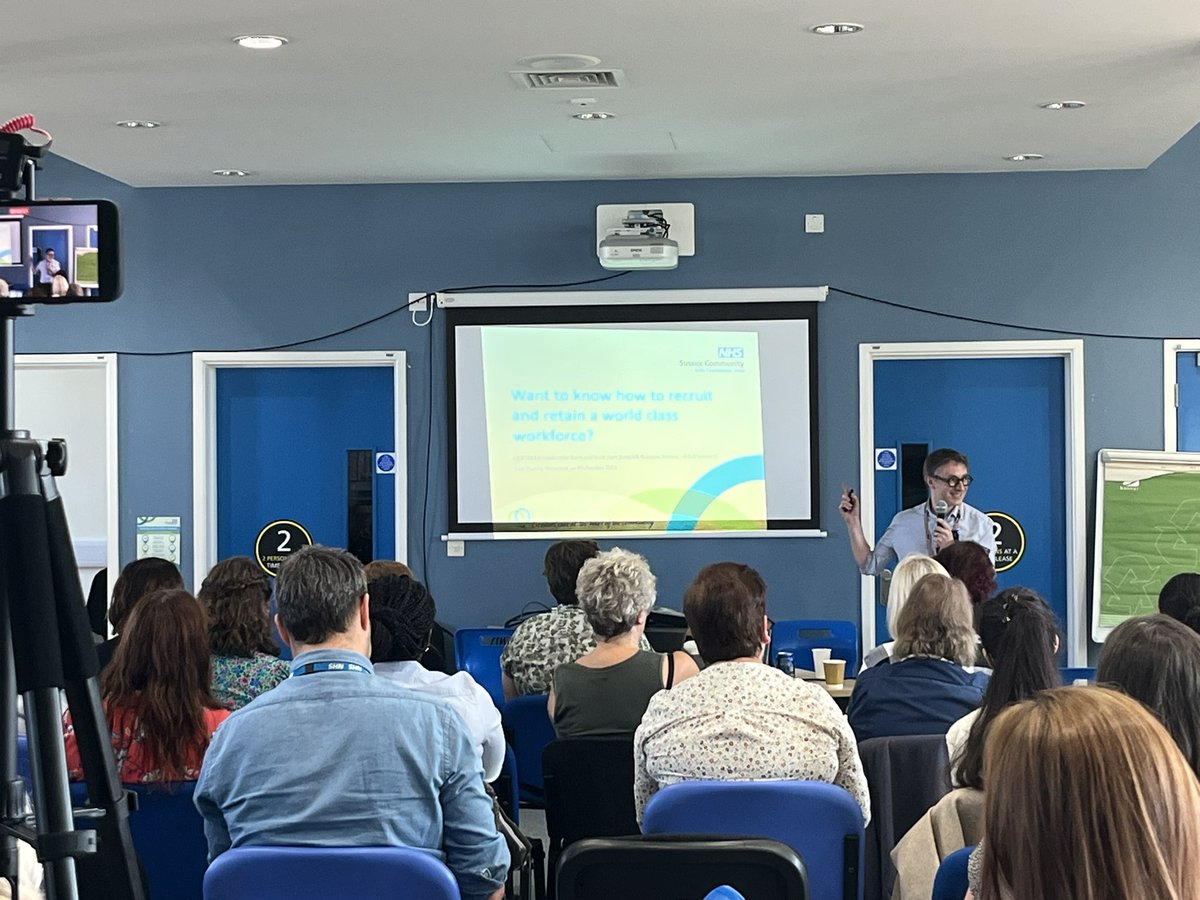 SCFTs very own <a href="/scott_hart81/">Scott Hart</a>  very lucky to have Scott’s time. How to recruit and retain world class workforce. Using UCR HWLH as his example. The tools and the determination of the team. <a href="/scft_eastadults/">SCFT East Adult Services</a> @nhs_scft @CCRogers22 <a href="/BalcombeLee/">Lee J Balcombe</a>