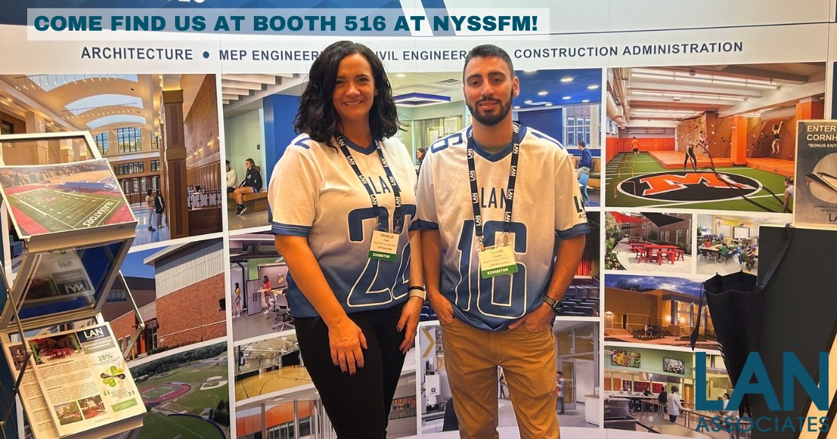 The New York School Facilities Management Conference and Expo, aka #NYSSFM, is on! LAN is here at booth 516, found in the Main Hall. We’re on the floor now; come stop by!