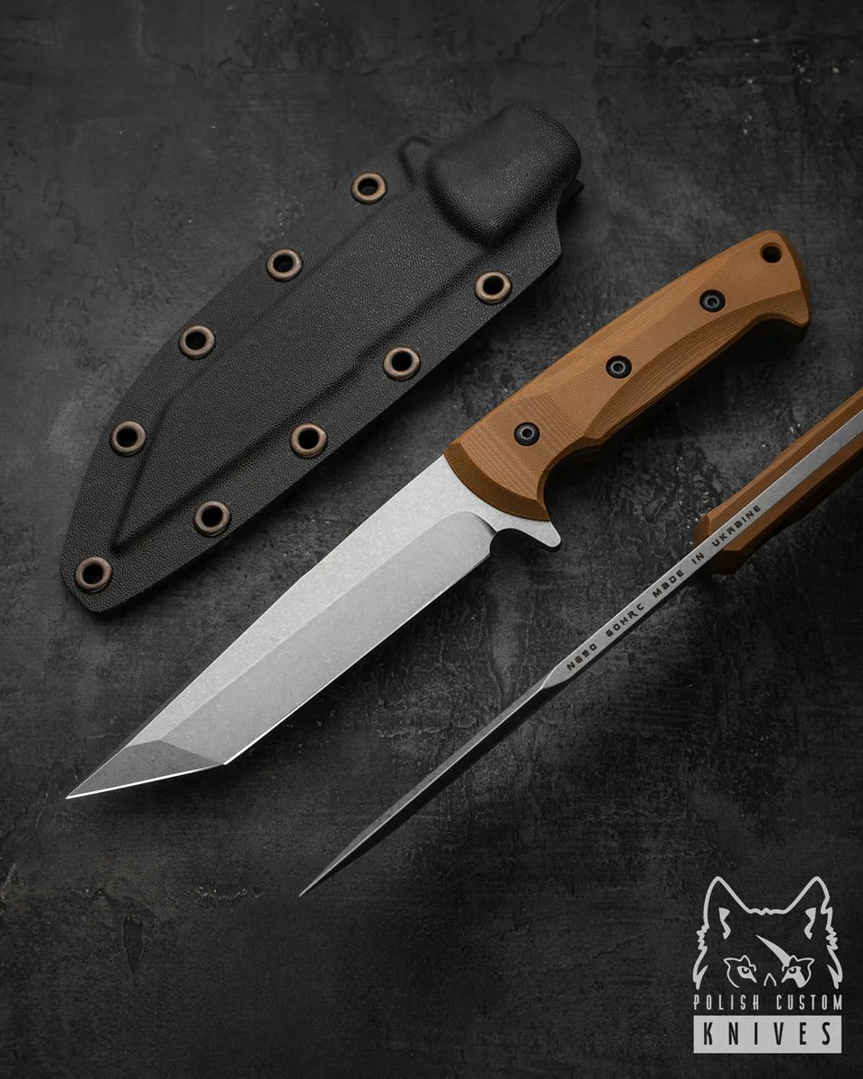 PolishKnives's tweet photo. LARGE TACTICAL KNIFE INGUL TANTO 1 BEIGE N690 GREG FORGE
Knife made by 🇺🇦 @greg_forge_ua
Foto made by @erikoromantiko
#polishcustomknives #legends #gregforge #ingul #ukrainian #n690 #n690steel #stainlesssteel #toolsteel #g10 https://t.co/NmyKitjmrX https://t.co/TdKVBMqJqy