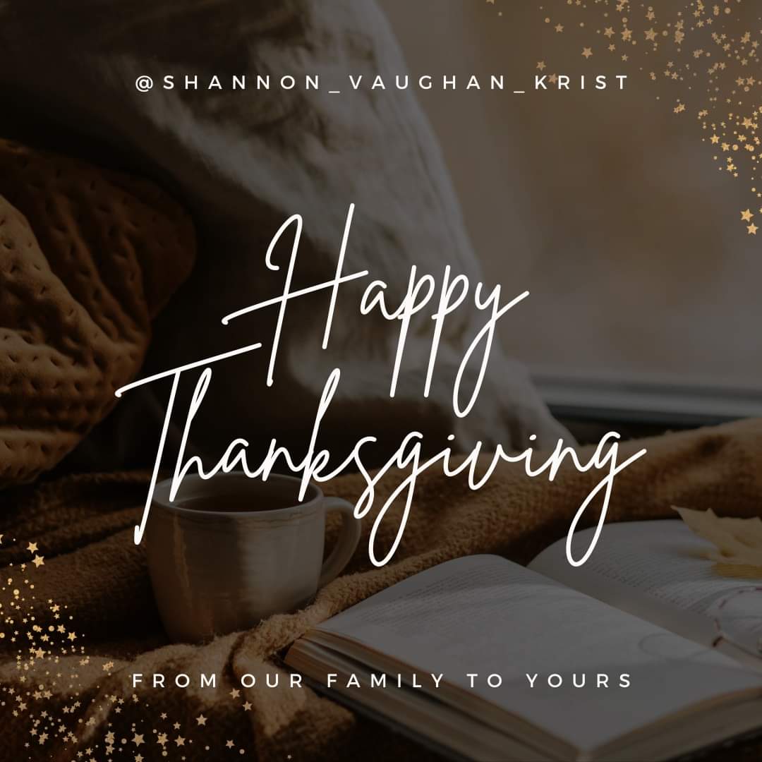 VaughanKrist's tweet photo. May you and your family be blessed this Thanksgiving and throughout the rest of the year.
Happy Thanksgiving!

#LocalAgent #AgentShannon #NorfolkCountyRealtor #HappyThanksgiving #Blesssed #Family #TurkeyDay https://t.co/fV0xIPy6kD