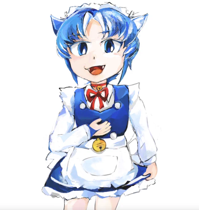 オリキャラ メイド服 #ラザーニャちゃんがんばれ