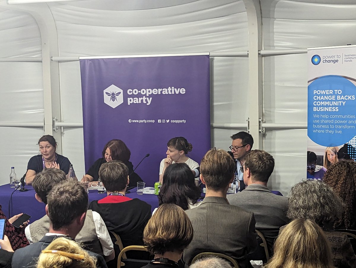 "I turned to my friend and said, we have to save this building." 

Campaign friend Annoushka Deighton shares her story of the community takeover of Manchester's <a href="/StretfordPHall/">Stretford Public Hall</a> - from run-down offices to thriving community space. @PlunkettFoundat
<a href="/CoopParty/">Co-operative Party</a> #Lab23