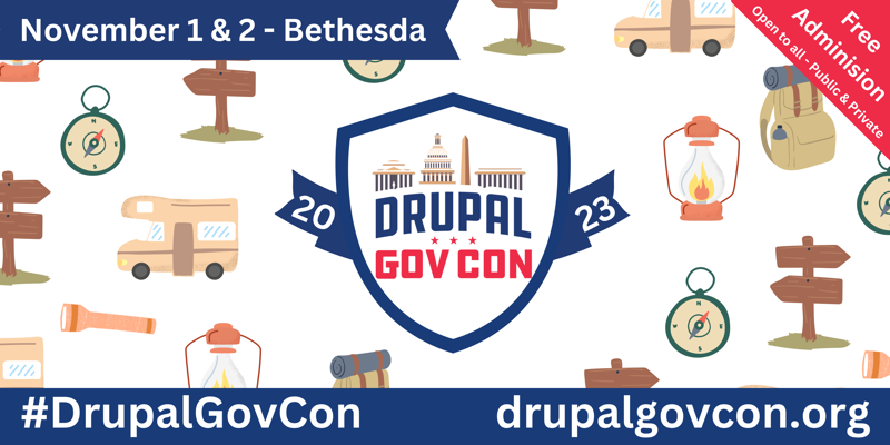 foleymo's tweet image. I'm going to #DrupalGovCon! As a Drupal noob, I'm eager to soak up a lot about the platform and meet as many government Drupal folks as I can! See you in Bethesda! #drupal #government #gov @GovDrupal drupalgovcon.org