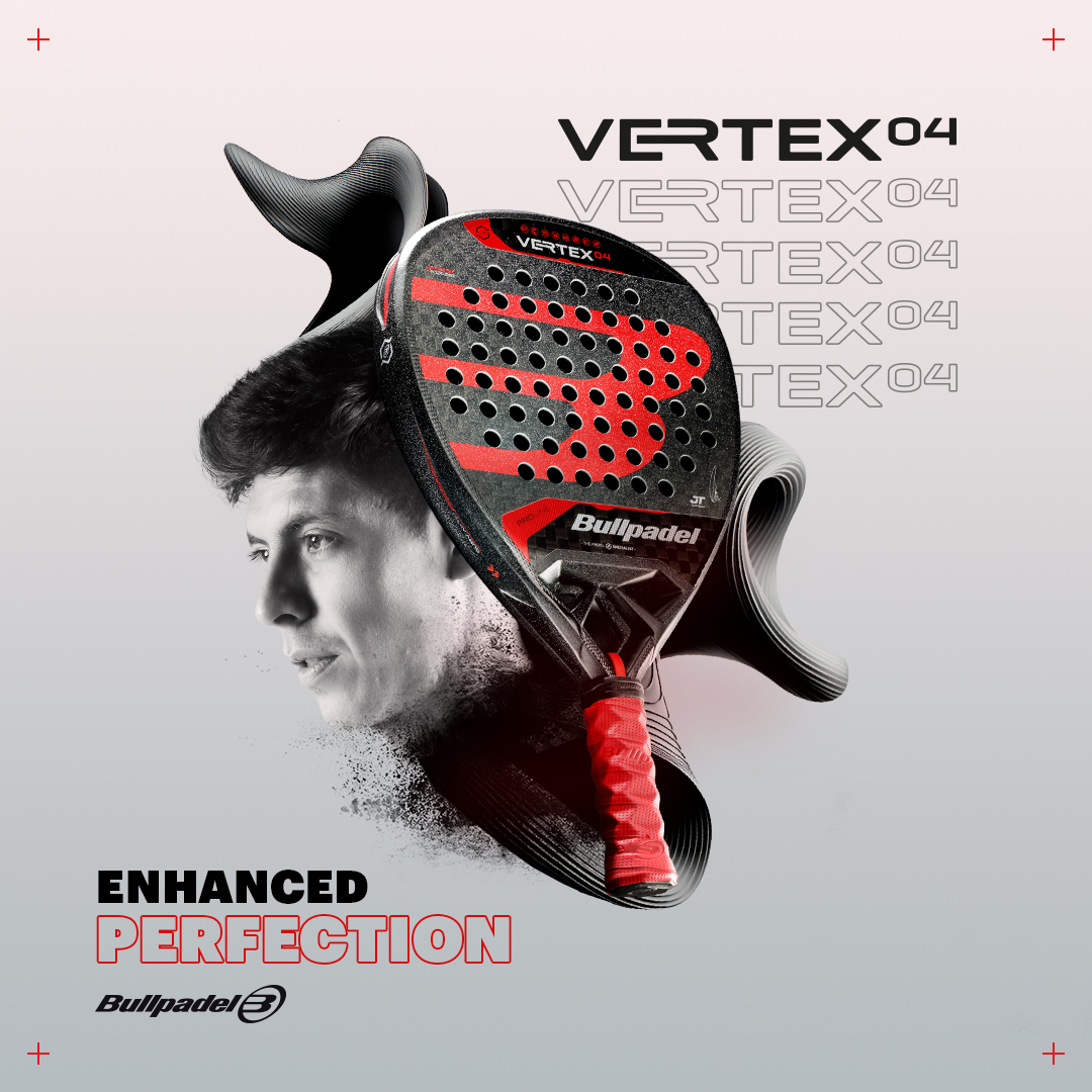 bullpadelsport's tweet photo. 🔴 𝗩𝗘𝗥𝗧𝗘𝗫 𝟬𝟰 𝟮𝟬𝟮𝟰 🔴

La nueva #Vertex04 es una pala con forma de diamante, de máxima potencia y con superficie rugosa Top Spin.

2️⃣ conceptos nuevos:

- Sistema 𝗖𝗨𝗥𝗩𝗔𝗞𝗧𝗜𝗩: su estructura retorcida nos proporciona resistencia adicional a las torsiones.

-𝗔𝗜𝗥 𝗣𝗢𝗪𝗘𝗥: es la evolución natural del sistema Air React Channel. Es un canal que generamos a través de una pieza hueca en el costado inferior de la pala.

🔴ENHANCED PERFECTION🔴

#VERTEX04
