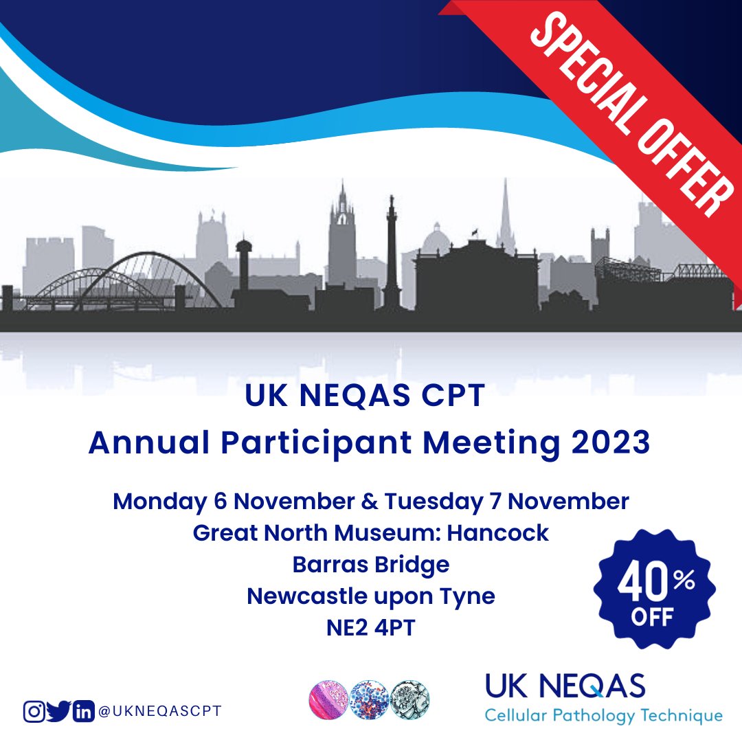 EXCLUSIVE OPPORTUNITY! Limited places available at our Annual Participant Meeting 2023 at a discounted rate, secure your place now: ukneqascpt.org/annual-partici…. #ukneqascpt #teamukneqascpt #ukneqas