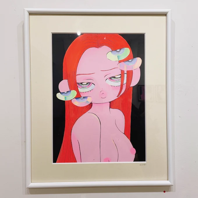 HIZGIさんの展示行きました この2枚が特に好き!
