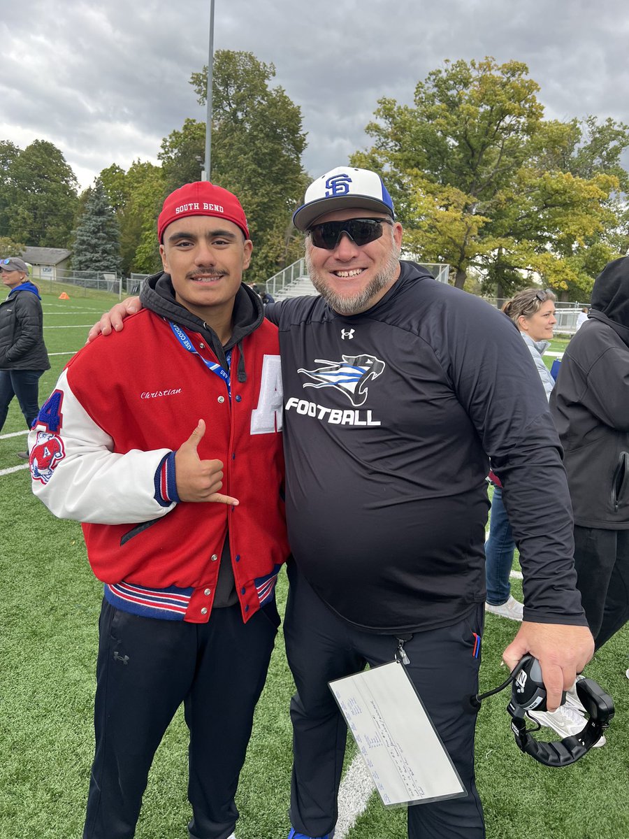 Thank you <a href="/usf_fb/">Saint Francis Football</a> for a great game day visit and thanks <a href="/footballcoachj/">Coach Nate Jensen</a> for the invite. Hope to be back soon !