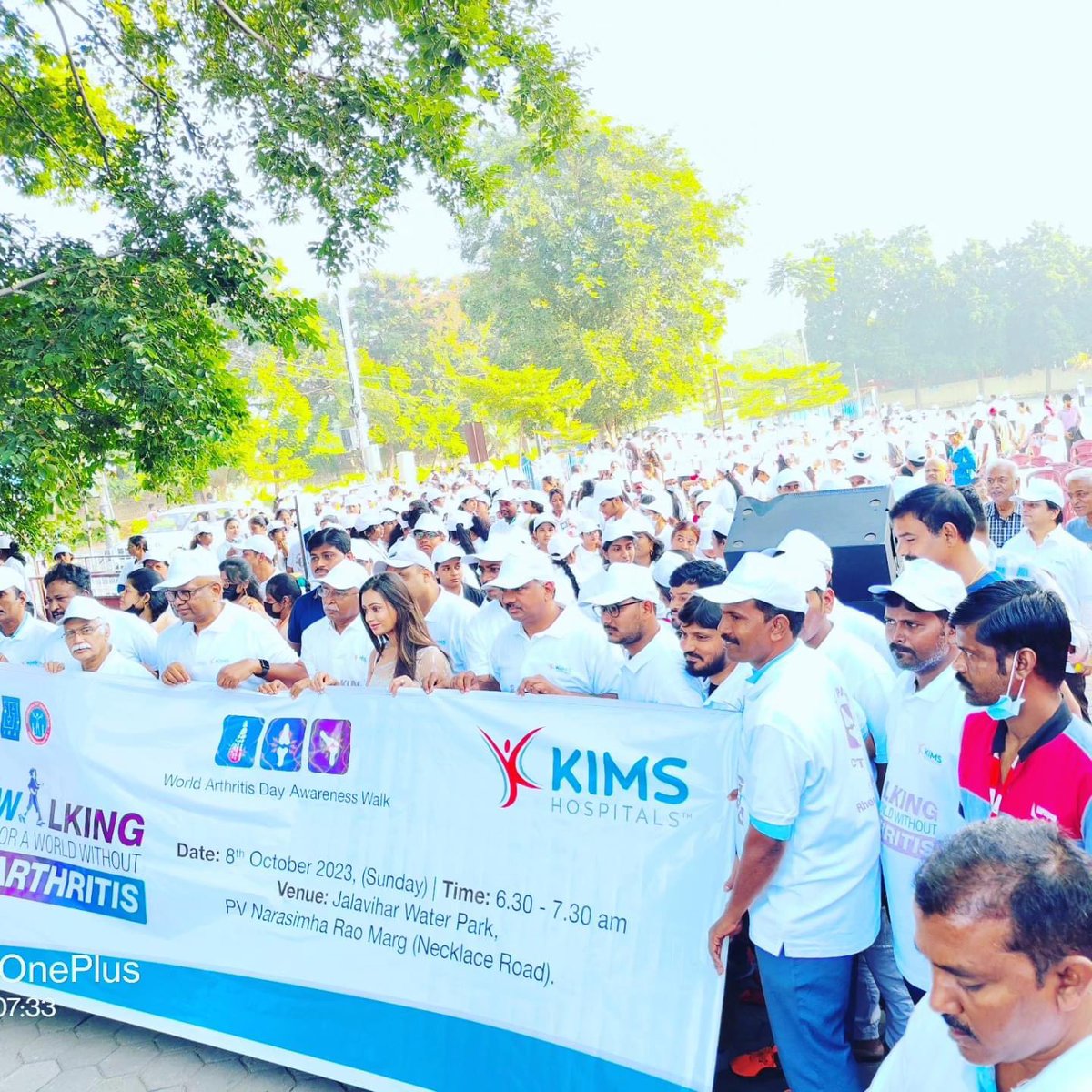 sarath_rheum's tweet photo. The Department of Rheumatology at KIMS Hospitals organized the "Arthritis Awareness Walk" on October 8, 2023, at Jalavihar, Secunderabad, in collaboration with IRA and IRA Hyderabad Chapter. #ArthritisAwareness #WAD2023 #HealthWalk #Secunderabad https://t.co/WyjeK0fJkD